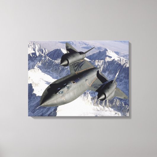 Lockheed SR-71B Blackbird Canvas Afdruk (Voorkant)