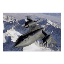 Lockheed SR-71B Blackbird Perfect Poster