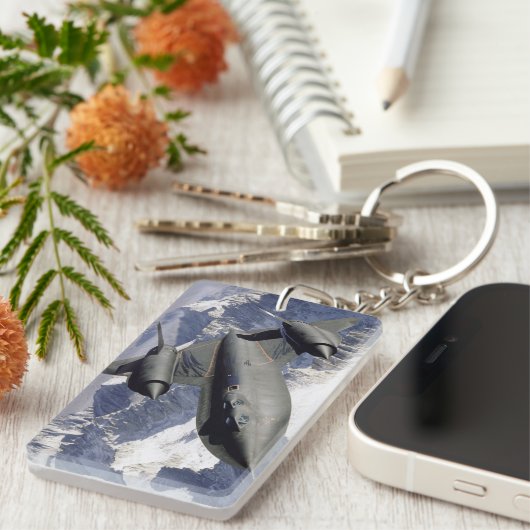 Lockheed SR-71B Blackbird Sleutelhanger (Voorkant Rechts)