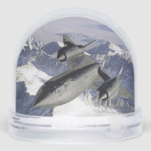 Lockheed SR-71B Blackbird Sneeuwbol (Achterkant)