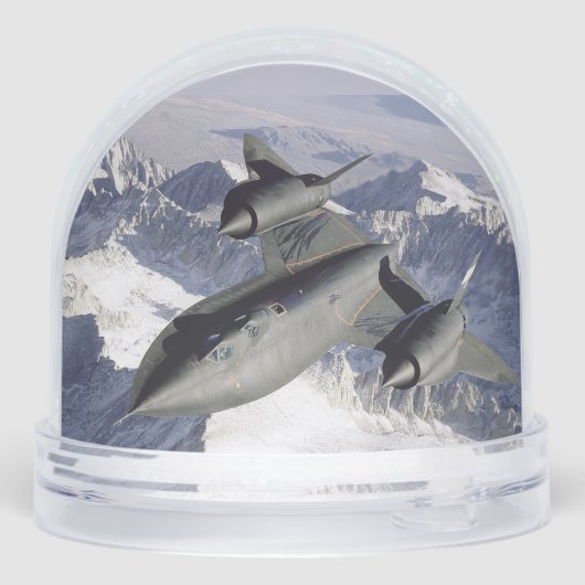 Lockheed SR-71B Blackbird Sneeuwbol (Achterkant)