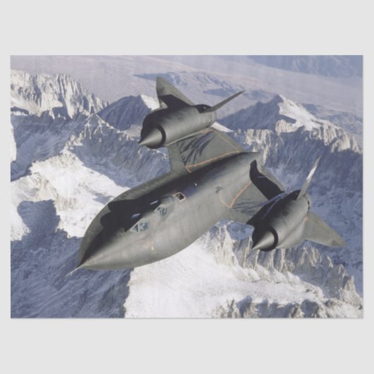 Lockheed SR-71B Blackbird Tissuepapier (Voorkant)
