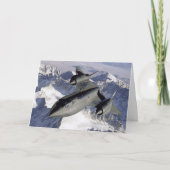 Lockheed SR-71B Blackbird Wenskaart Kaart (Voorkant)