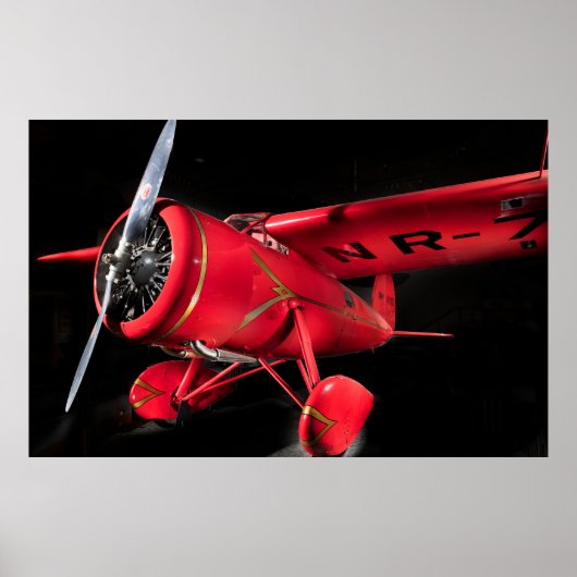 Lockheed Vega 5B, Amelia Earhart Canvas Print (Voorkant)