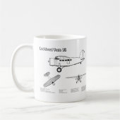 Lockheed Vega 5B - Vliegtuigplannen BD Koffiemok (Links)