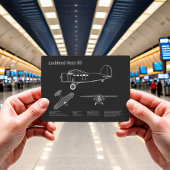 Lockheed Vega 5B - Vliegtuigplannen PD Briefkaart