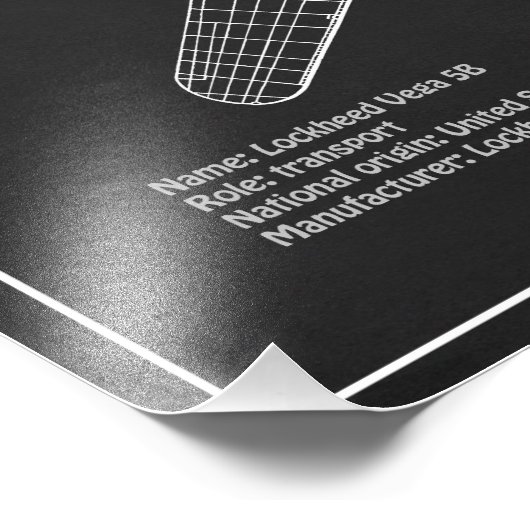 Lockheed Vega 5B - Vliegtuigplannen PD Foto Afdruk (Hoek)