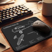 Lockheed Vega 5B - Vliegtuigplannen PD Muismat