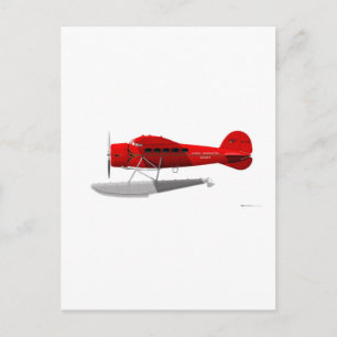 Lockheed Vega Float Plane Briefkaart