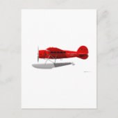 Lockheed Vega Float Plane Briefkaart (Voorkant)