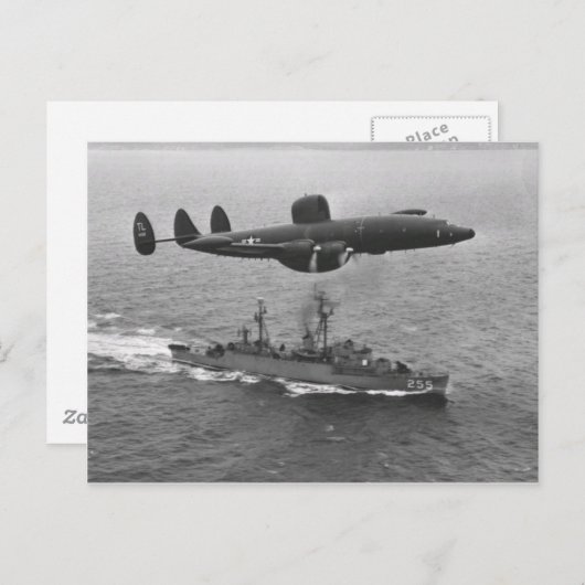 Lockheed wv-2 Super Constellatie Briefkaart (Voorkant / Achterkant)