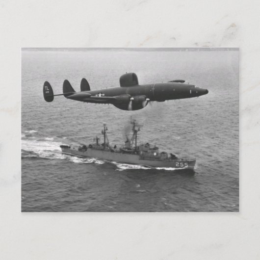 Lockheed wv-2 Super Constellatie Briefkaart (Voorkant)