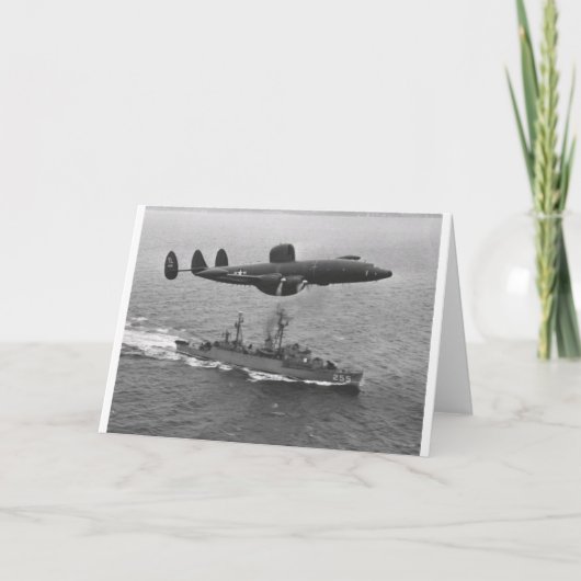 Lockheed WV-2 Super Constellation Kaart (Voorkant)