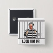 LockHimUp vierkante Button (Voorkant /achterkant)