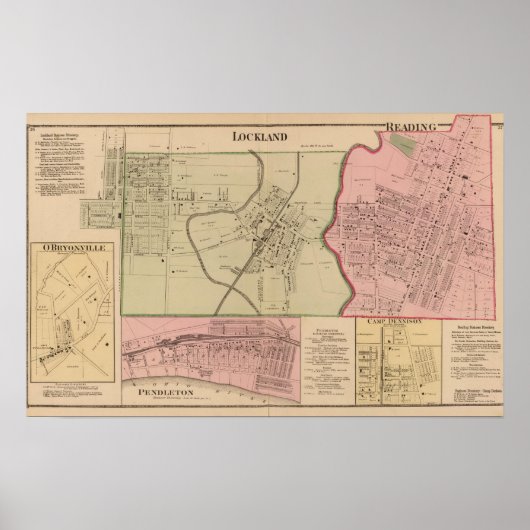 Lockland, Lezen, Ohio Poster (Voorkant)