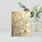 Lockport, NY Map Briefkaart (Staand voorkant)