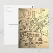 Lockport, NY Map Briefkaart (Voorkant / Achterkant)