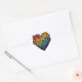 "Locks of Love: De betoverende wereld van Hart Sticker (Envelop)