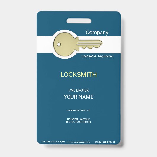 Locksmith Badge (Voorzijde)