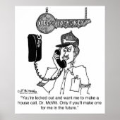 Locksmith belt niet thuis poster (Voorkant)