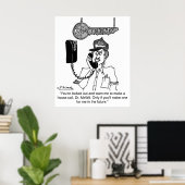 Locksmith belt niet thuis poster (Thuiskantoor)