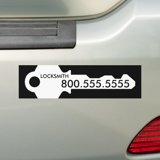 LOCKSMITH BUMPERSTICKER (Op auto)
