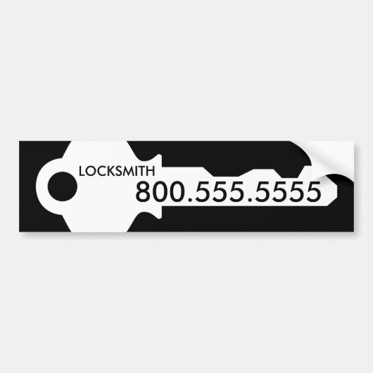 LOCKSMITH BUMPERSTICKER (Voorkant)