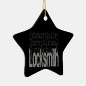 Locksmith Extraordinaire Keramisch Ornament (Rechts)