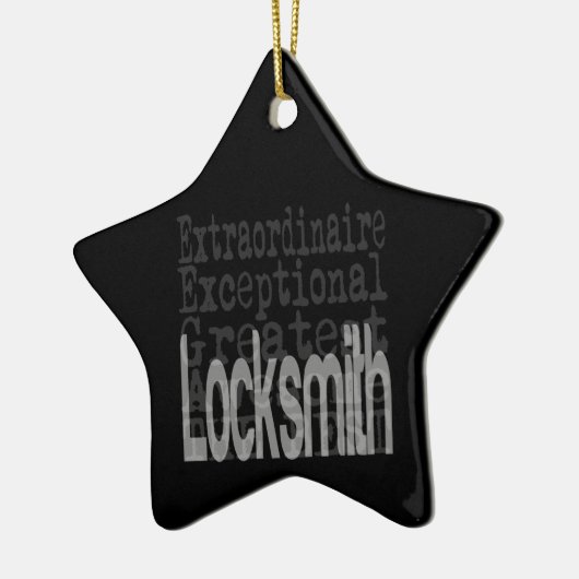 Locksmith Extraordinaire Keramisch Ornament (Links)