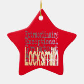 Locksmith Extraordinaire Keramisch Ornament (Voorkant)