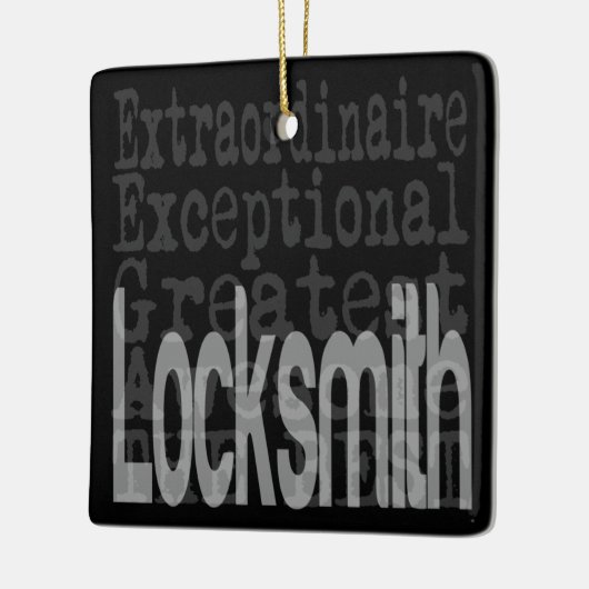 Locksmith Extraordinaire Keramisch Ornament (Links)