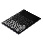 Locksmith Extraordinaire Notitieboek (Linkerzijde)