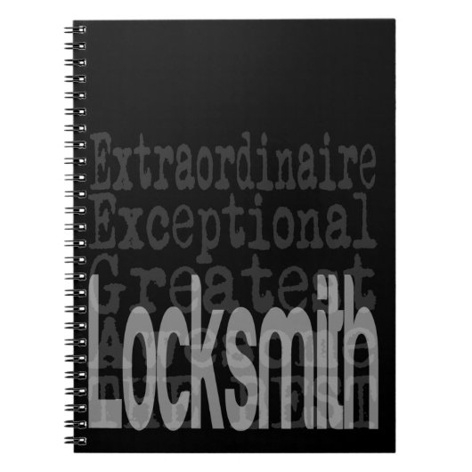 Locksmith Extraordinaire Notitieboek (Voorkant)