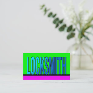 Locksmith Hot Green Hot Roze Visitekaartje