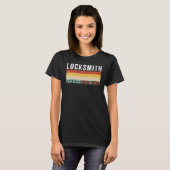 Locksmith Job Title Professionals T-shirt (Voorkant volledig)