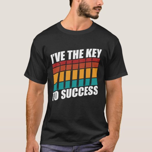 Locksmith key to success lock picking idea t-shirt (Voorkant)