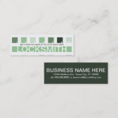 LOCKSMITH klantbeoordeling (standaardkwadraten) Klantenkaartje (Voorkant / Achterkant)