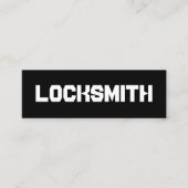 LOCKSMITH MINI VISITEKAARTJE (Voorkant)