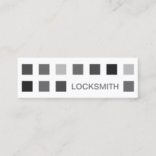 LOCKSMITH (moskee-vierkanten) Mini Visitekaartje