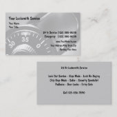 Locksmith Padlock Backgroud Visitekaartje (Voorkant / Achterkant)