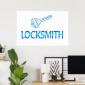 Locksmith Poster (Thuiskantoor)