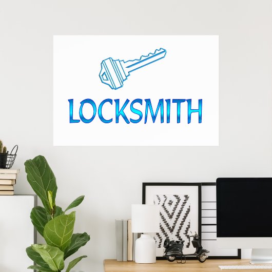 Locksmith Poster (Thuiskantoor)