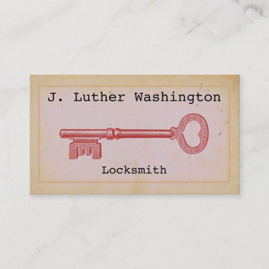  Locksmith Professional Visitekaartjes (Voorkant)