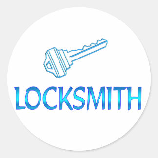 Locksmith Ronde Sticker