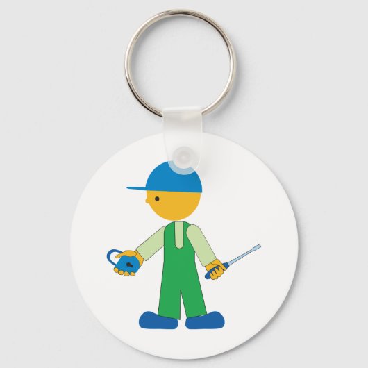 Locksmith Sleutelhanger (Achterkant)