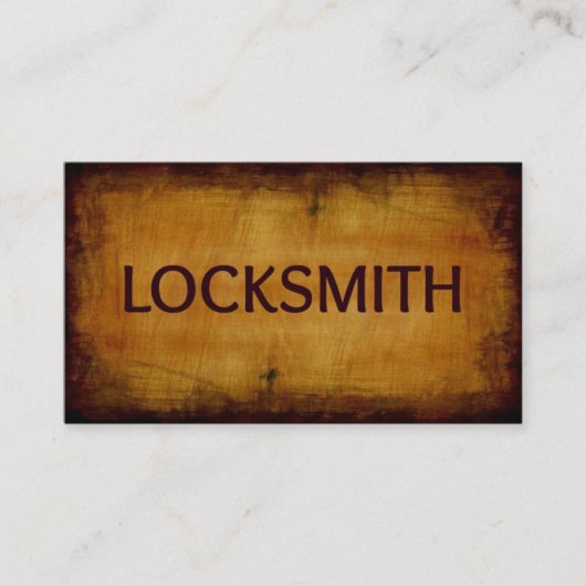 Locksmith Visitekaartje (Voorkant)