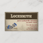 Locksmith Visitekaartje (Voorkant)