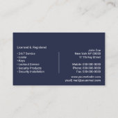 Locksmith Visitekaartje (Achterkant)