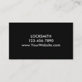 Locksmith Visitekaartjes (Achterkant)