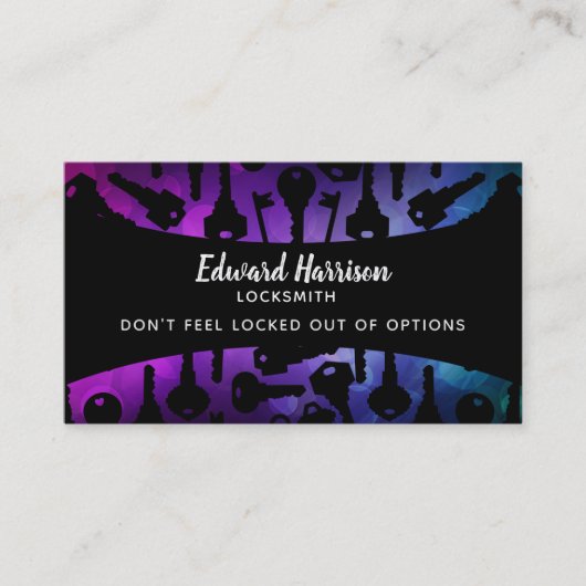 Locksmith Visitekaartjes (Voorkant)